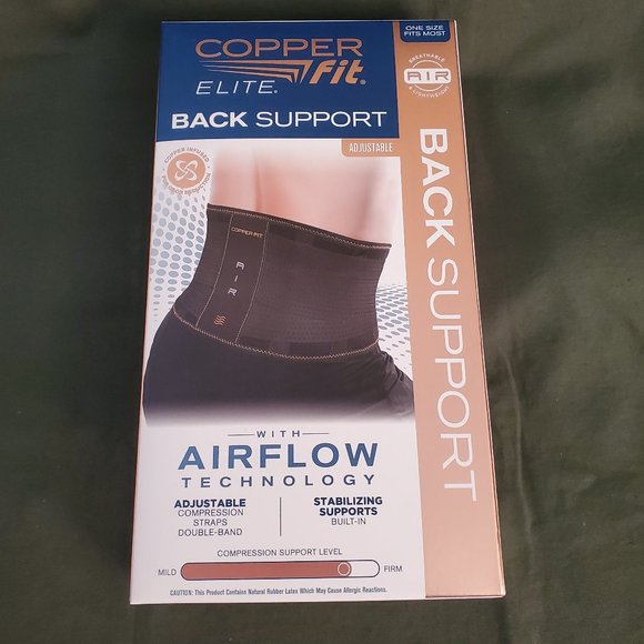 NWT Copper Fit Elite Back Support One Size Fits All - Picture 1 of 4